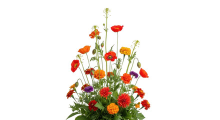 Naklejka premium Vibrant flower bouquet
