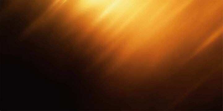 Abstract golden light rays burst across a textured orange background with a bright sun flare and glowing energy motion to create a hot fire explosion design