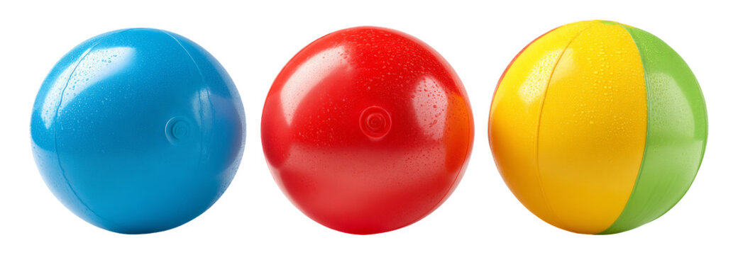 Colorful Pool Balls Set for Summer Fun and Outdoor Activities