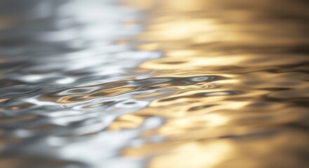 Sunlit water ripples Background. 