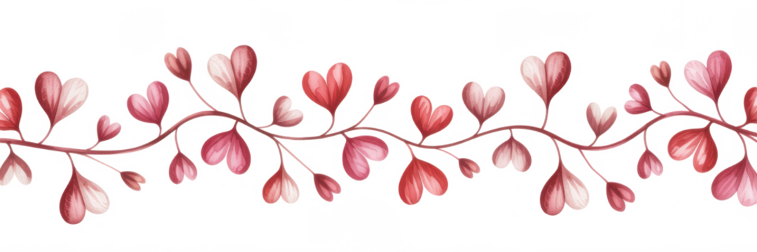 Seamless pattern with watercolor red hearts isolated on white background
- Powered by Adobe