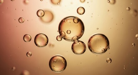 Close-up of bubbles floating