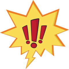 Fototapeta premium exclamation mark 