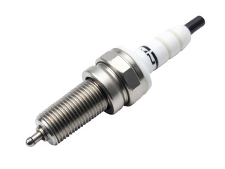 A close-up shot of a spark on a white background, perfect for illustrations and designs