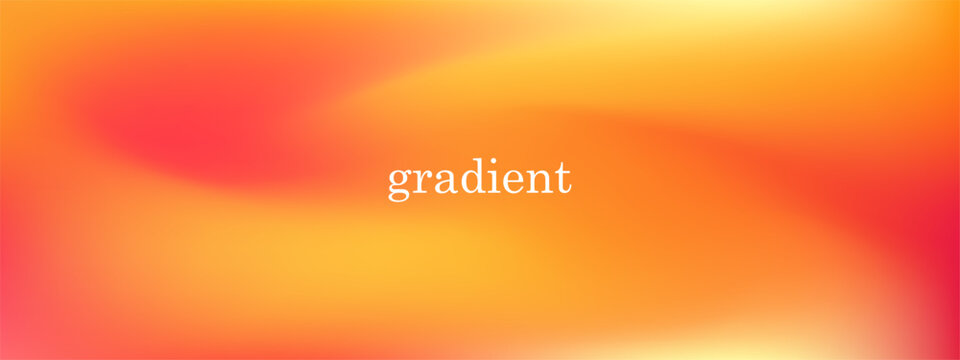 Sunset colored background with a soft, blurred mesh gradient in warm shades of orange, red, and yellow