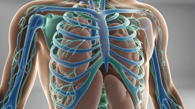 Anatomical Exploration of Lymphatic System: A Visual Journey through the Human Body