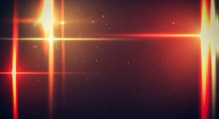 Vibrant orange and yellow light leaks on dark background