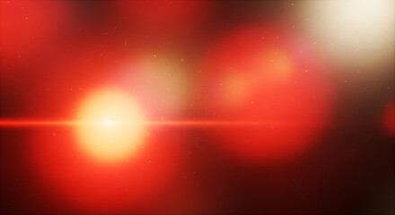 Vibrant red and orange abstract light blurry background