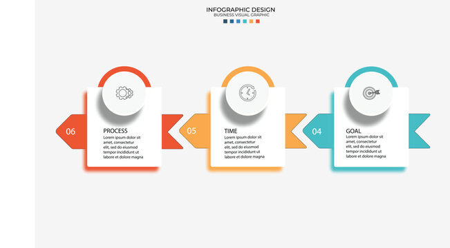 Adobe Illustrator ATimeline infographics. Timeline with 3 icons process, time , goal . Vector line infographic element.epsrtwork