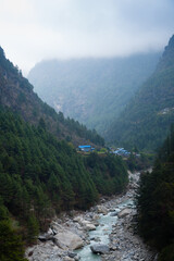 Fototapeta premium Dudh Koshi river along EBC trek, Nepal