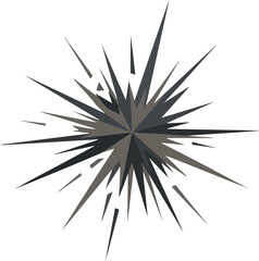 Obraz premium Exploding Starburst Design A Dynamic Vector Graphic for Creative Projects and Visuals