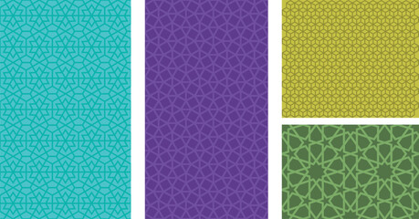 colorful geometric patterns for design and decoration purposes