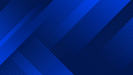 Obraz premium Vibrant blue geometric pattern with dynamic diagonal lines