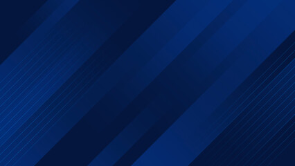 Obraz premium Modern blue diagonal striped background design
