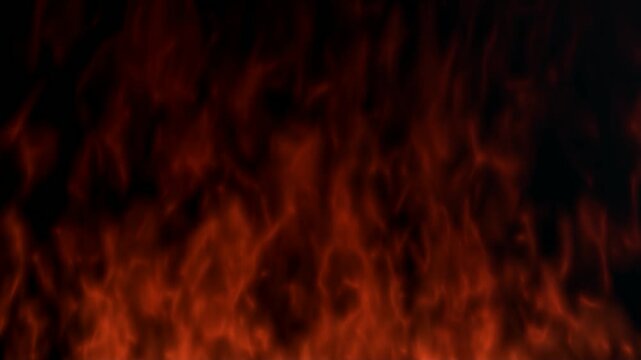 Video Flame Fire Effect Animation