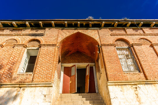 Ruins of the mansion of the Asad Bey before the restoration in Shusha, Azerbaijan.