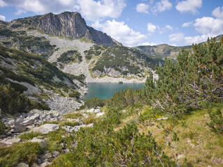 Landscape of Rila mountain near Yakoruda Lakes, Bulgaria