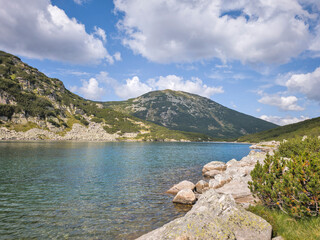 Obraz premium Landscape of Rila mountain near Yakoruda Lakes, Bulgaria