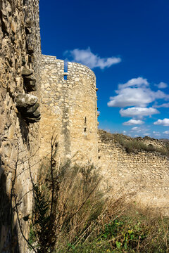 Medieval Askeran Frotress, built in 1751, located in the Askeran village of Azerbaijan as seen on October 2025.