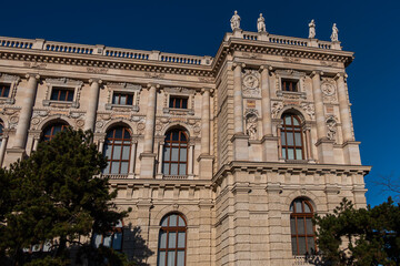 Fototapeta premium Famous Museum of Natural History (Naturhistorisches Museum, 1889). Museum earliest collections of artifacts were begun over 250 years ago. VIENNA, AUSTRIA.