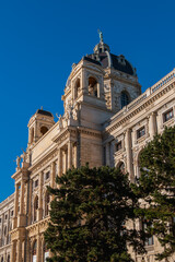 Fototapeta premium Famous Museum of Natural History (Naturhistorisches Museum, 1889). Museum earliest collections of artifacts were begun over 250 years ago. VIENNA, AUSTRIA.
