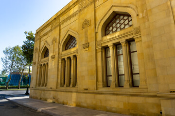 Obraz premium One of the many buildings in Baku city, the capital of Azerbaijan - pertaining to the Shirvansha's era.