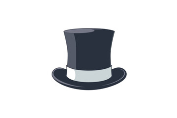 Top Hat isolated illustration