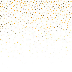 Different Sized Gold Dots Linear Halftone