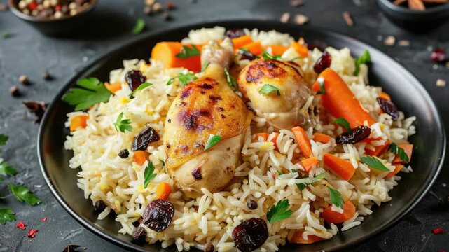 Delicious meal in a bowl.