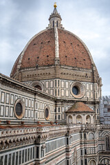 Fototapeta premium The exterior of the Florence Cathedral in Italy