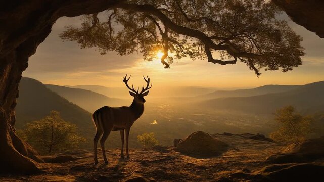 giraffe in the savannah