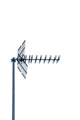 tv antenna isolated on transparent background