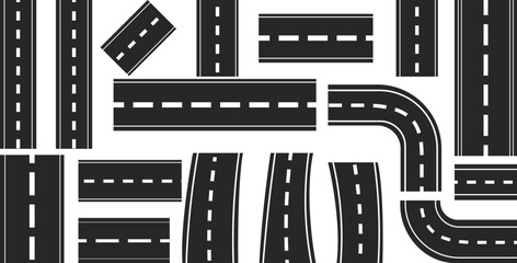 Obraz premium Road transport heavy city area design templet