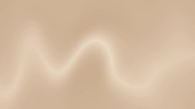 Soft beige gradient with smooth glowing curves and subtle light. Suitable for background design, abstract art concepts and modern motion design