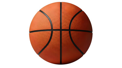 Fototapeta premium Basketball isolated on transparent background