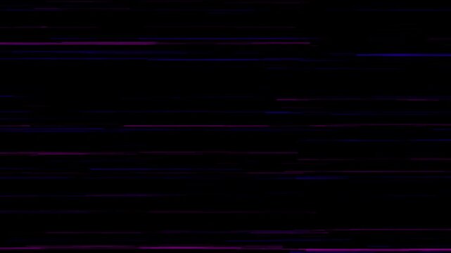 Blue Neon Scan Lines Technology Animation Background