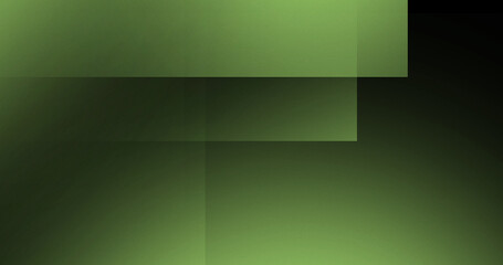 Obraz premium Green abstract geometric gradient background, layered blocks soft modern texture