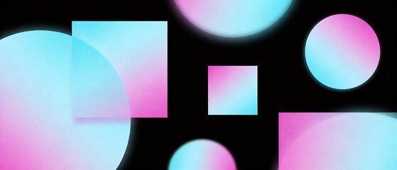Fototapeta premium 抽象的なパステルカラーの立体感ある構図