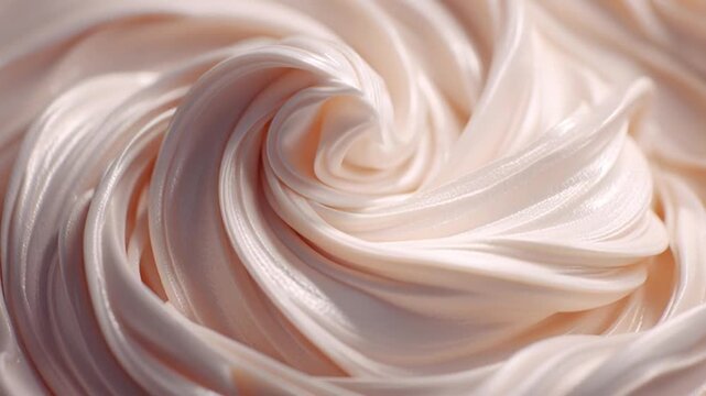 Soft pink whipped cream texture background