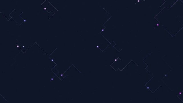 Dark Blue Starry Space Background