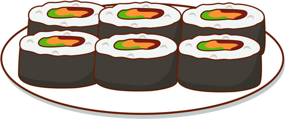 Maki Sushi set © kuncirangin