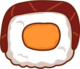 Salmon Maki Sushi Roll © kuncirangin