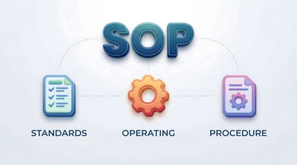 SOP standard operating procedure concept