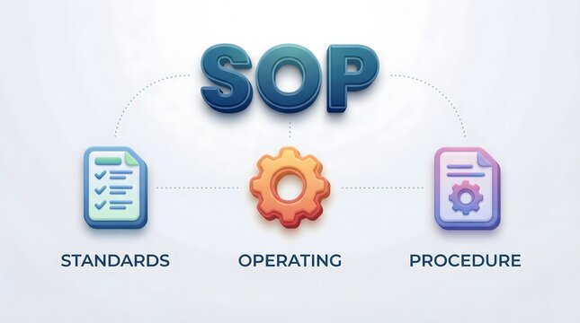 SOP standard operating procedure concept