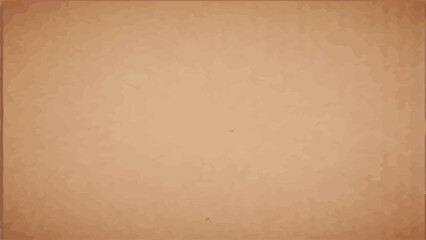 Fototapeta premium Aged brown parchment background, vintage paper texture design vector illustration.