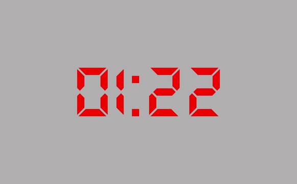1 minutes 30 second Digital countdown 90 seconds. one minute countdown timer animation. Dynamic 90s Countdown Animation Engaging Timer Visuals for Events 4k video