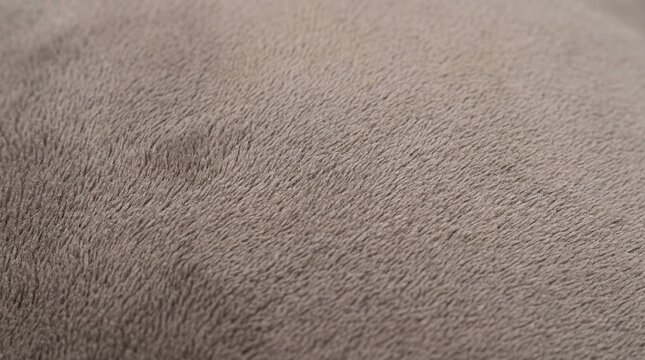 Soft Gray Plush Fabric Texture - Cozy Warm and Gentle Material Close-up.