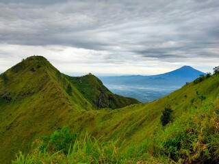Fototapeta premium mountain landscape with clouds