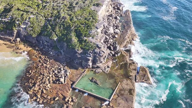North curl curl rockpool Sydney ocean pools NSW clear water