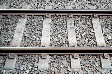 railway tracks detail